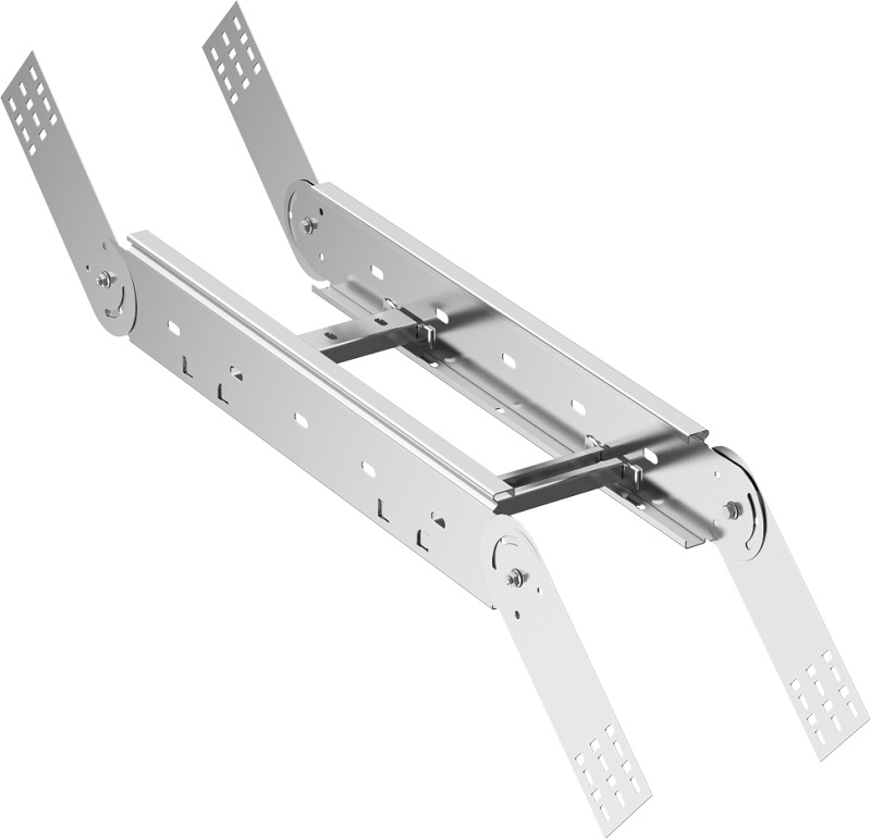 Угол для лестничного лотка вертикальный шарнирный IEK LESTA 600х100 фото Угол для лестничного лотка вертикальный шарнирный IEK LESTA 600х100 картинка